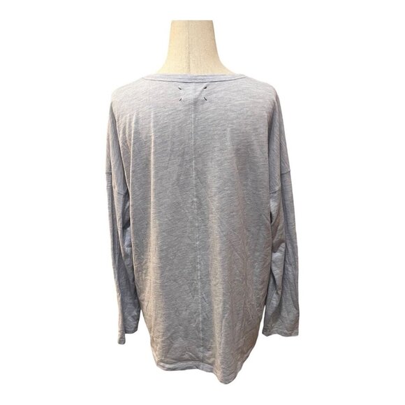 Lou & Grey Womens Blue Dolman Long Sleeve Crew Neck Top LARGE Casual Work - Picture 5 of 9